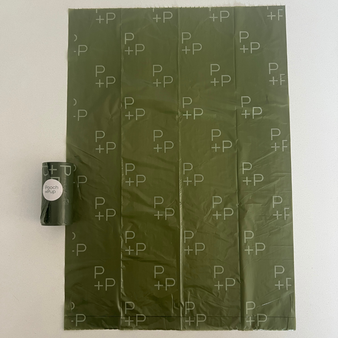 Olive Biodegradable Poop Bags (60 bags - 2 month supply)